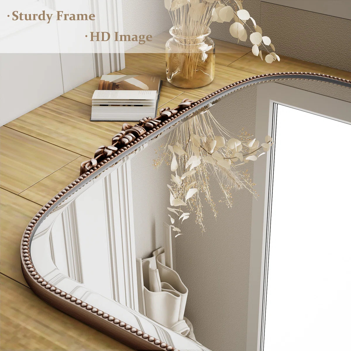 Amigo Vintage Carved Mirror