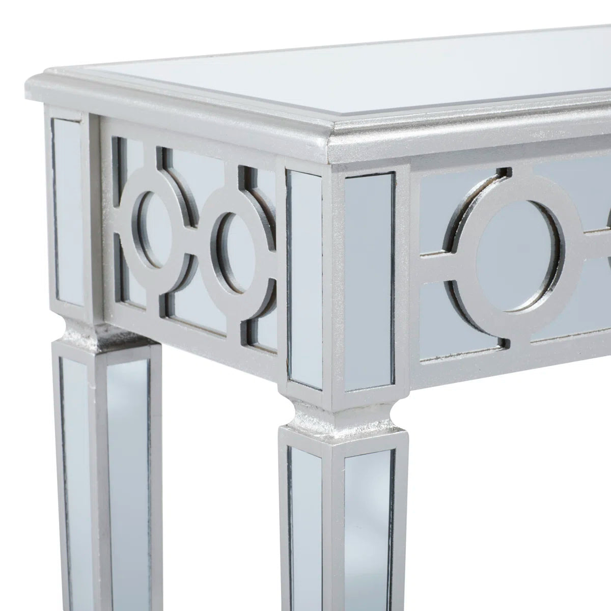 Arvena Luxe Mirrored Console Table (Exclusive on Accent Mirror)
