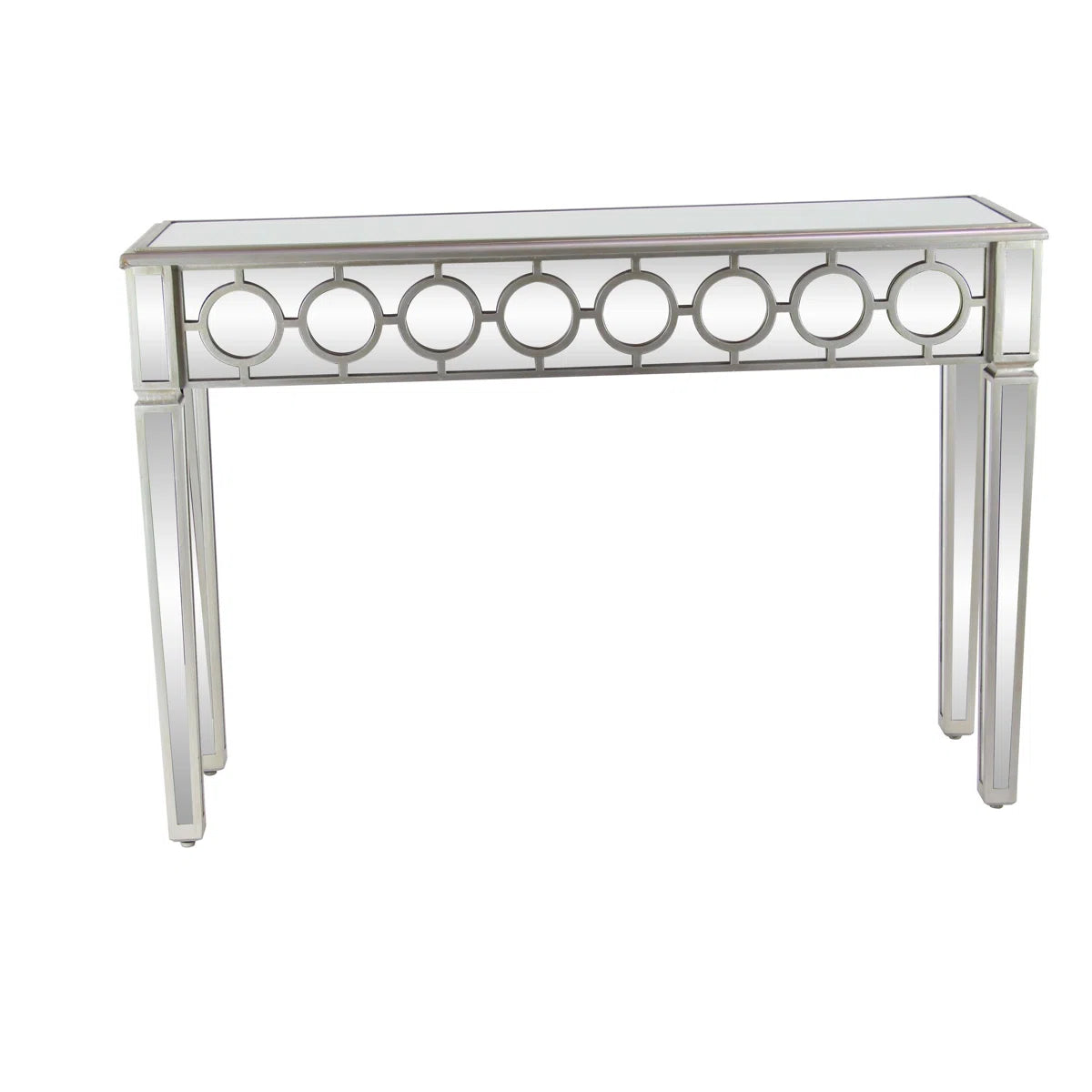 Arvena Luxe Mirrored Console Table (Exclusive on Accent Mirror)