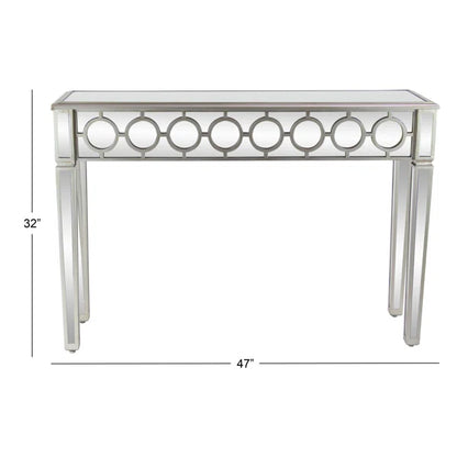 Arvena Luxe Mirrored Console Table (Exclusive on Accent Mirror)