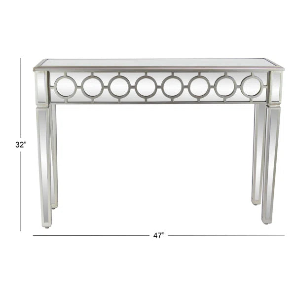 Arvena Luxe Mirrored Console Table (Exclusive on Accent Mirror)