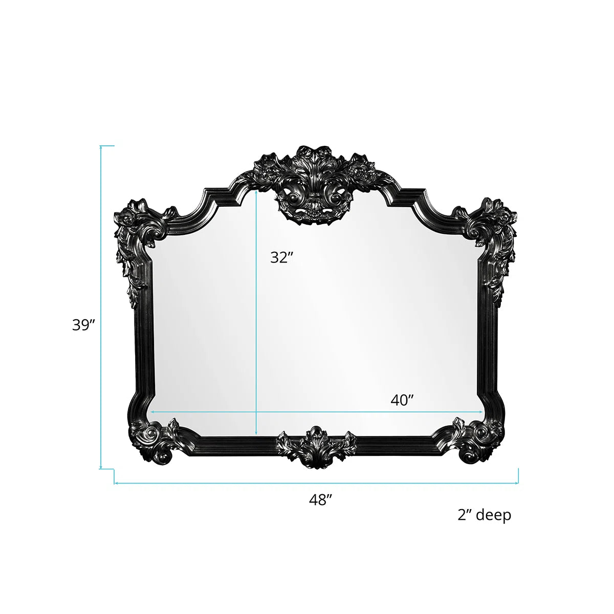 Astonia Wood Carved Wall Mirror
