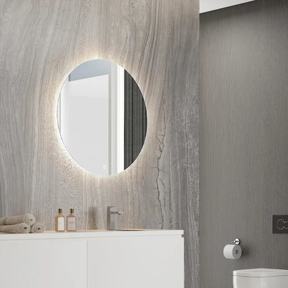 Backlit Round Led Bathroom Mirror (3 Lights Integrated)