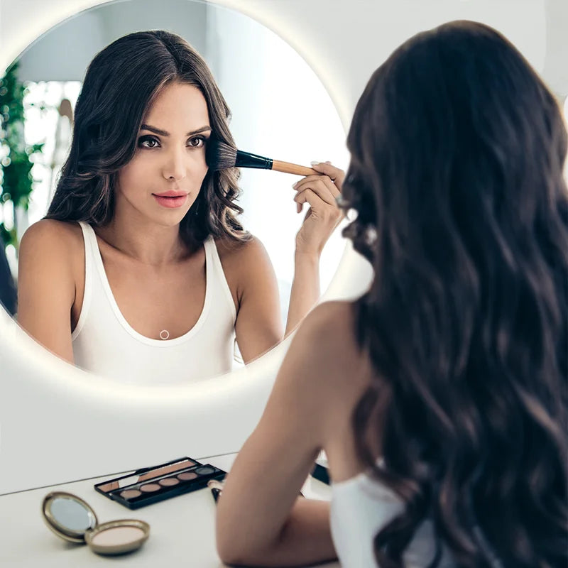 Backlit Round Led Bathroom Mirror (3 Lights Integrated)