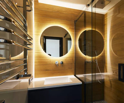 Backlit Round Led Bathroom Mirror (3 Lights Integrated)