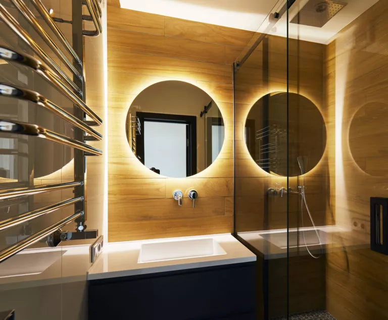 Backlit Round Led Bathroom Mirror (3 Lights Integrated)