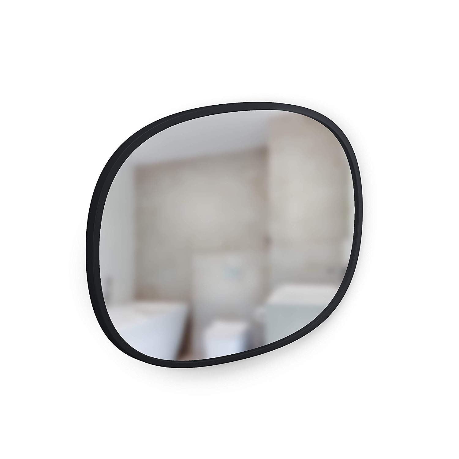 Black Wall Wood Mirror