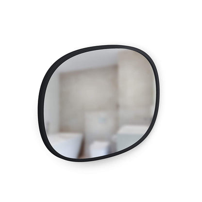 Black Wall Wood Mirror