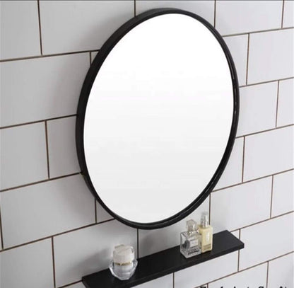 Black Wood Frame Mirror