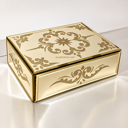 Venetian Mirrored Jewellery Box