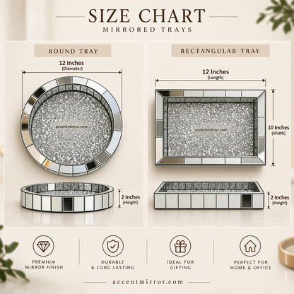 Mirrored Tray