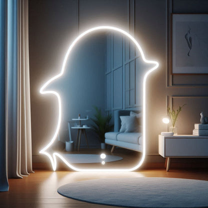 Cheerish Dolphin Led Mirror For Kids (3 Lights Integrated)