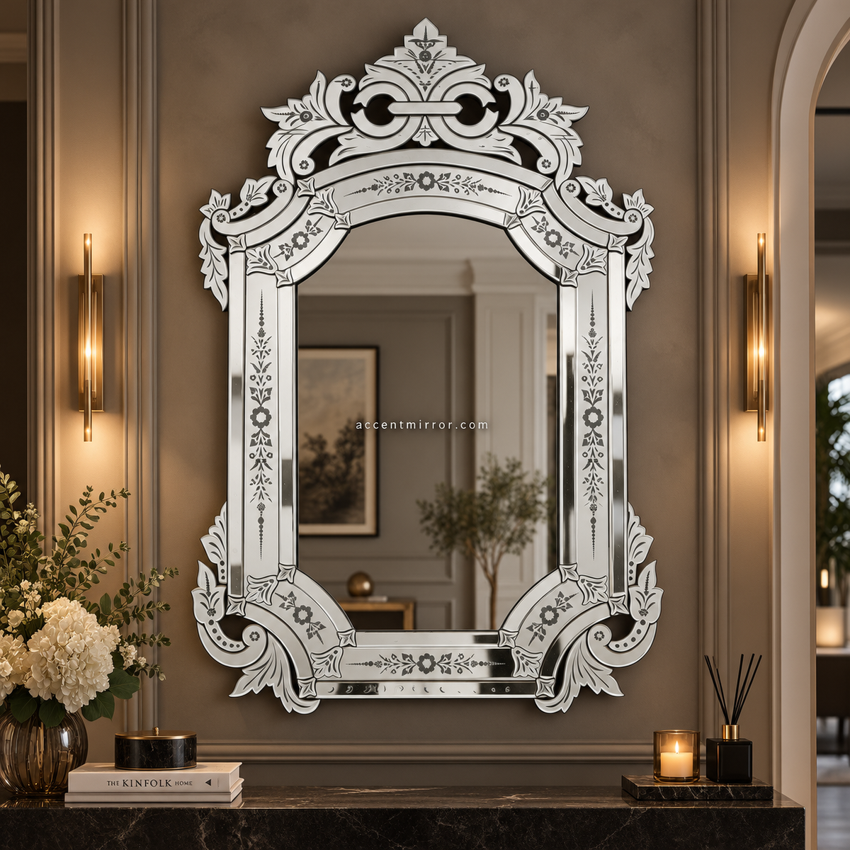 Classic Vintage Venetian Wall Mirror