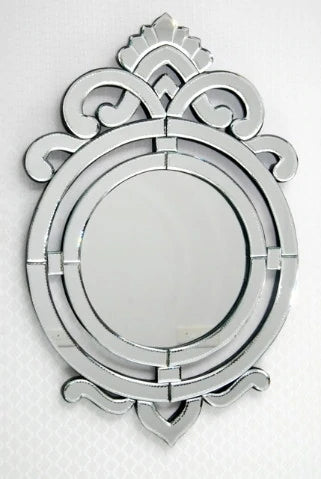 Clumsy Round Venetian Mirror