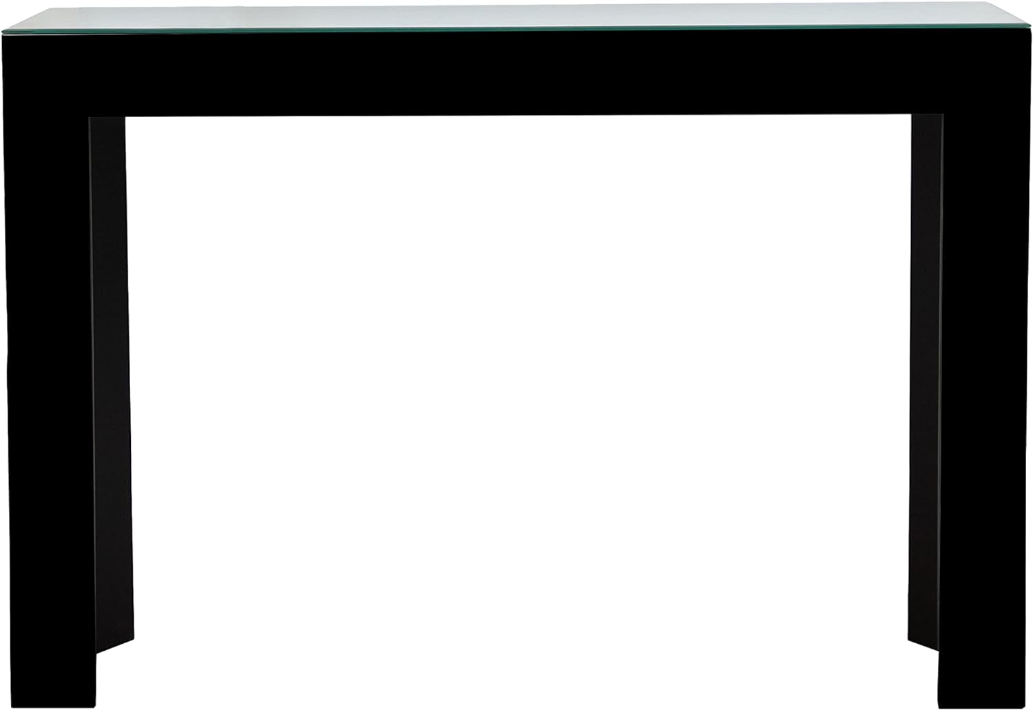 Console Table Mirrored Silver Entryway Table with Line Design Mirror