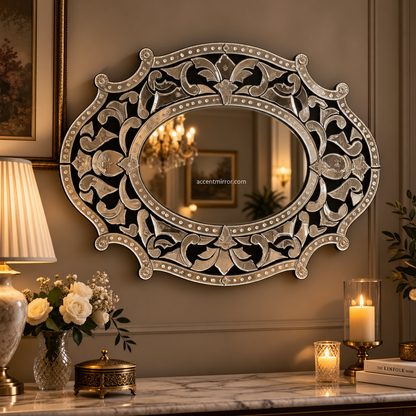 Copsicle Oval Venetian Mirror