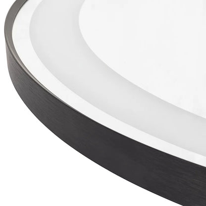 Crescent Round Metal Led Mirror (3 Lights Integrated)