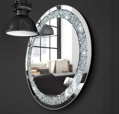 Crystal Wall Venetian Round Mirror