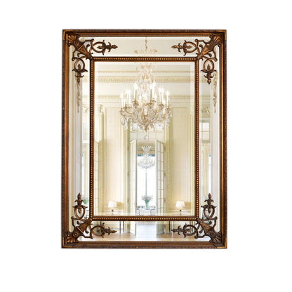 Daylan Wood Framed Wall Mounted Accent Mirror