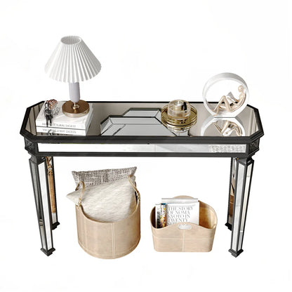 Dexter Vintage Mirrored Glass Console Table