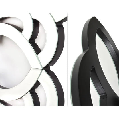 Eduina Asymmetrical Glass Wall Mirror