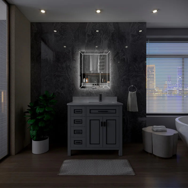 Ellen Modern Led Mirror (3 Lights Integrated)