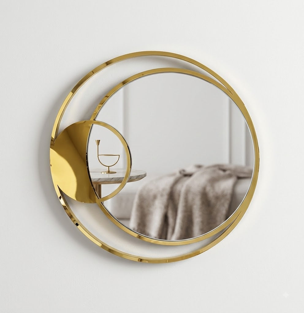 Fariyal Gold Wall Mirror SS PVD Coating