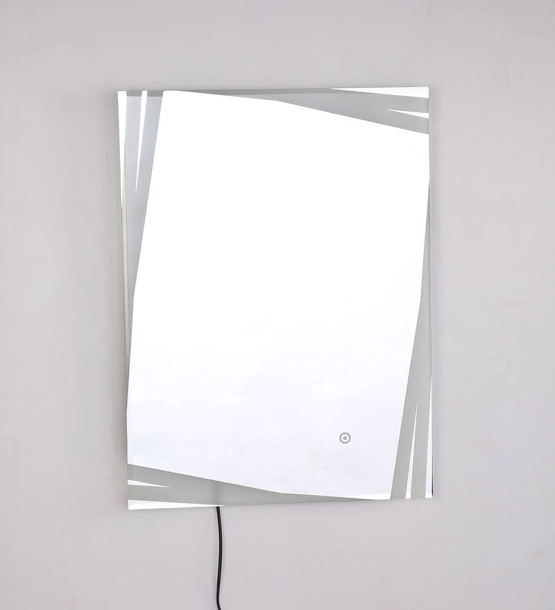 Frosted Modern Designed Led Bathroom Wall Mirror (3 Lights Integrated)