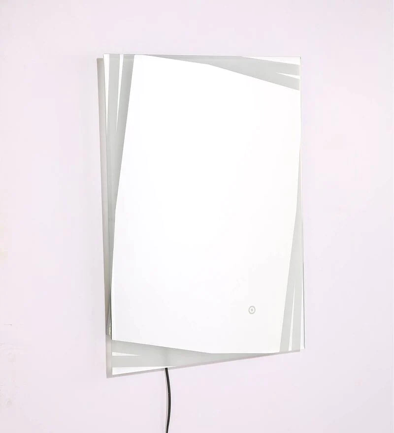 Frosted Modern Designed Led Bathroom Wall Mirror (3 Lights Integrated)