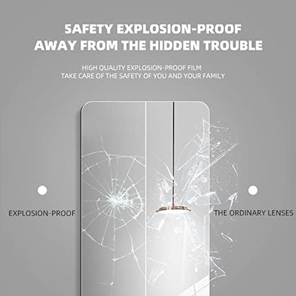 Platonic Waving Designer Led Mirror With Dimmable & Touch Sensor (3 Lights Integrated)