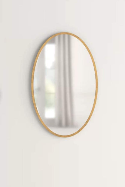 Black Oval Shape Mirror