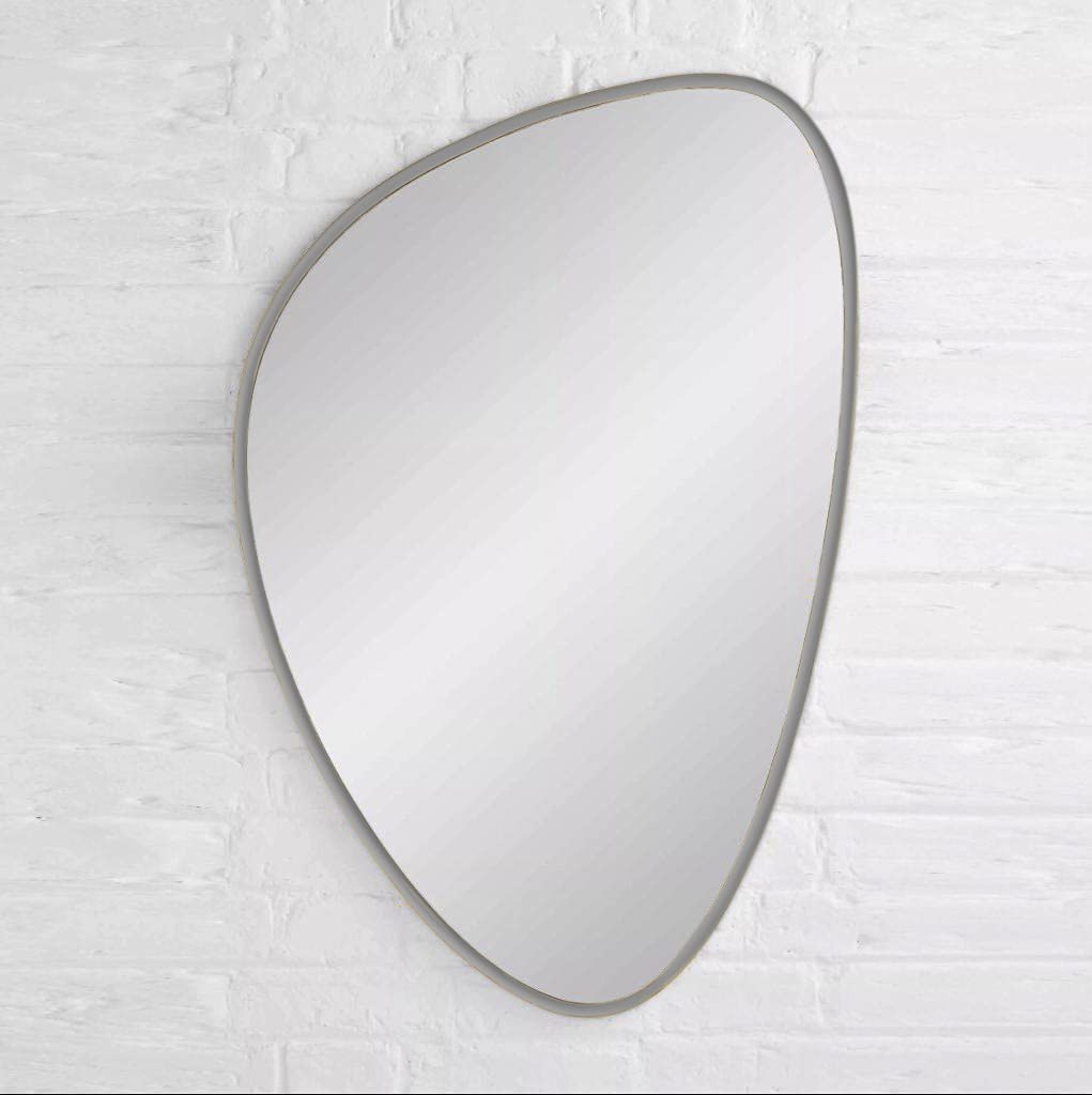 Grey Vanity Wall Mirror