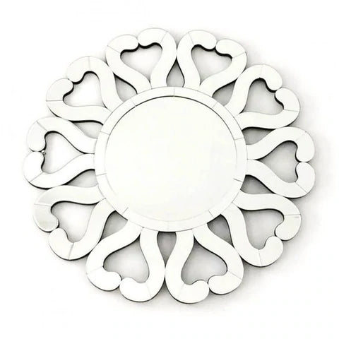 Heart Shape Modern Wall Mirror