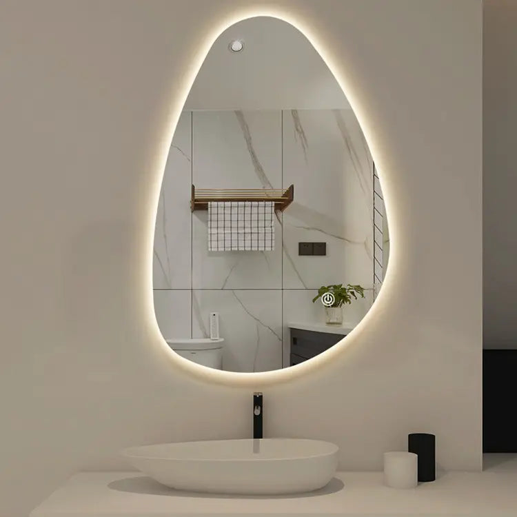 Octa Backlit Vertical Led Mirror With Touch Sensor (3 Led Lights Integrated)