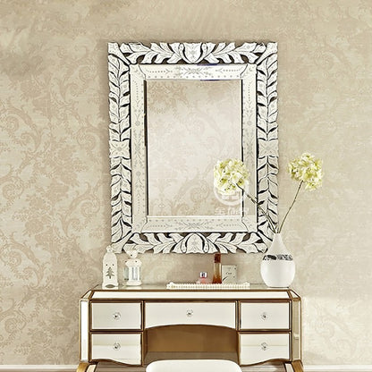 Rectangle Vintage Wall Venetian Mirror