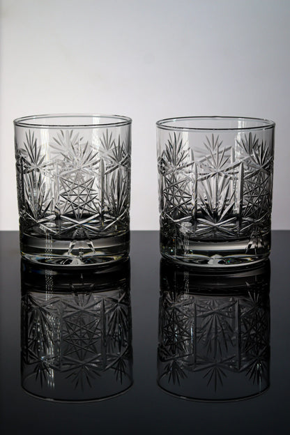 Billeory Handcut Crystal Whiskey Glass