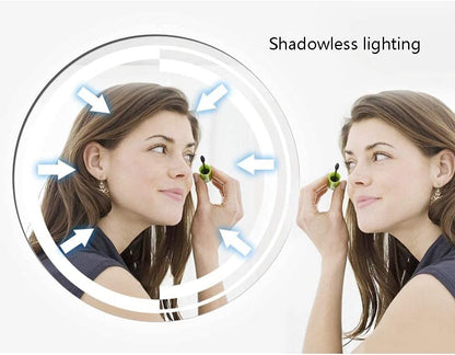 Illuminated Led Mirror With Touch Sensoe (3 Lights Integrated)