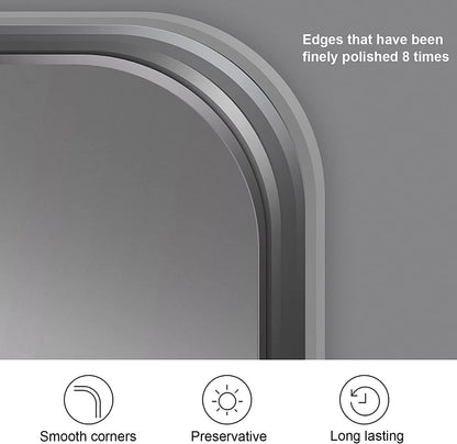 Instore Backlit Led Mirror For Washbasin With Touch Sensor & Dimmable (3 Lights Integrated)