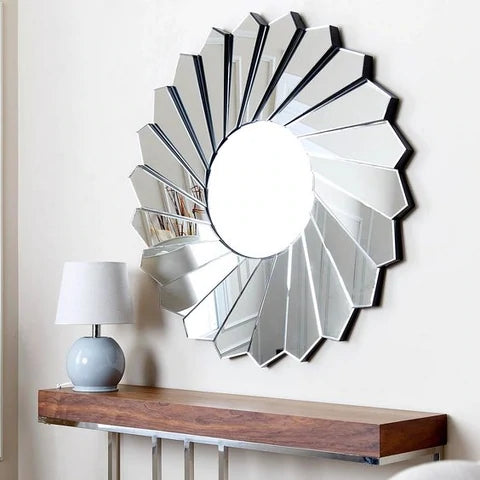 Kayden Modern Round Wall Mirror