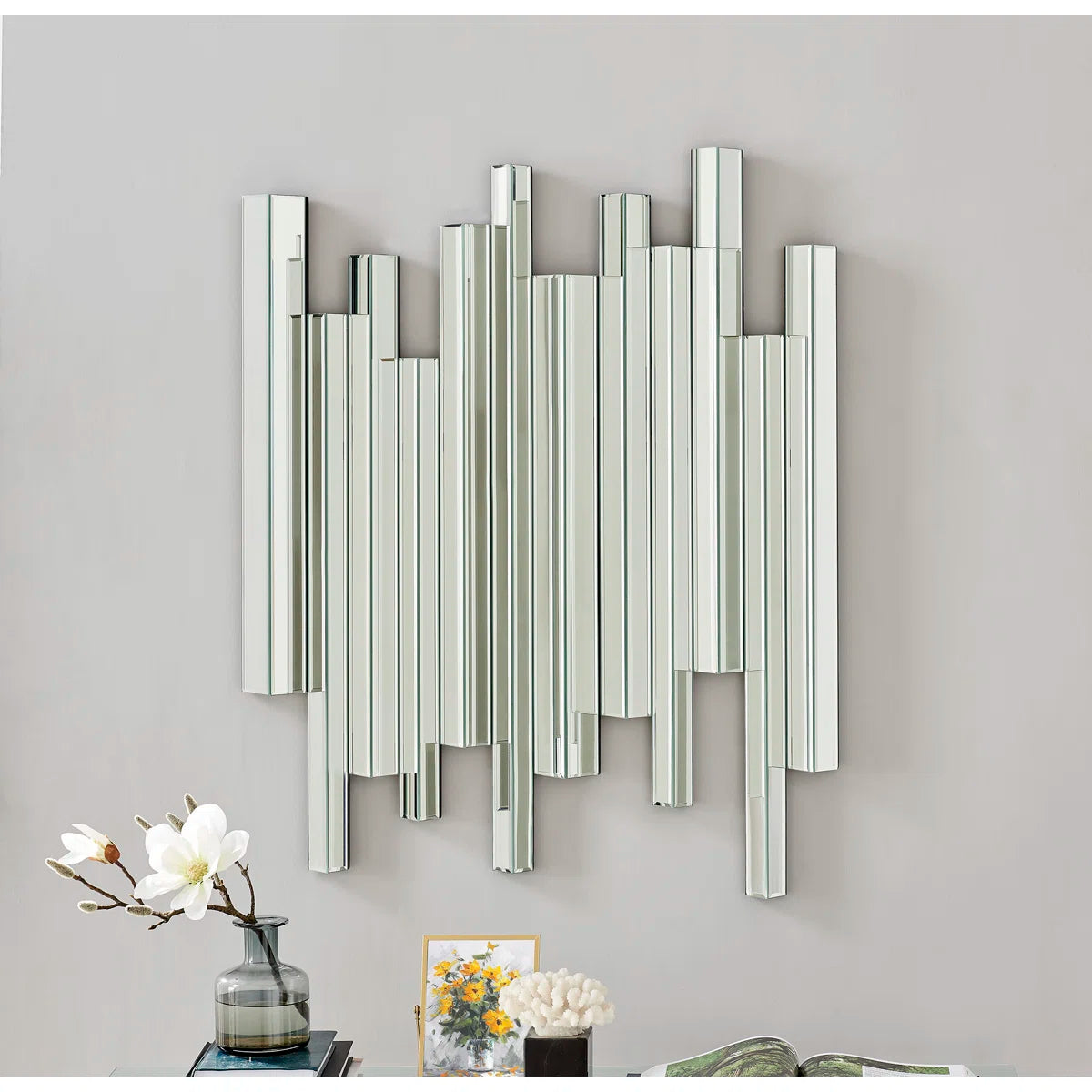 Kreamer Beveled Accent Mirror Wall Art
