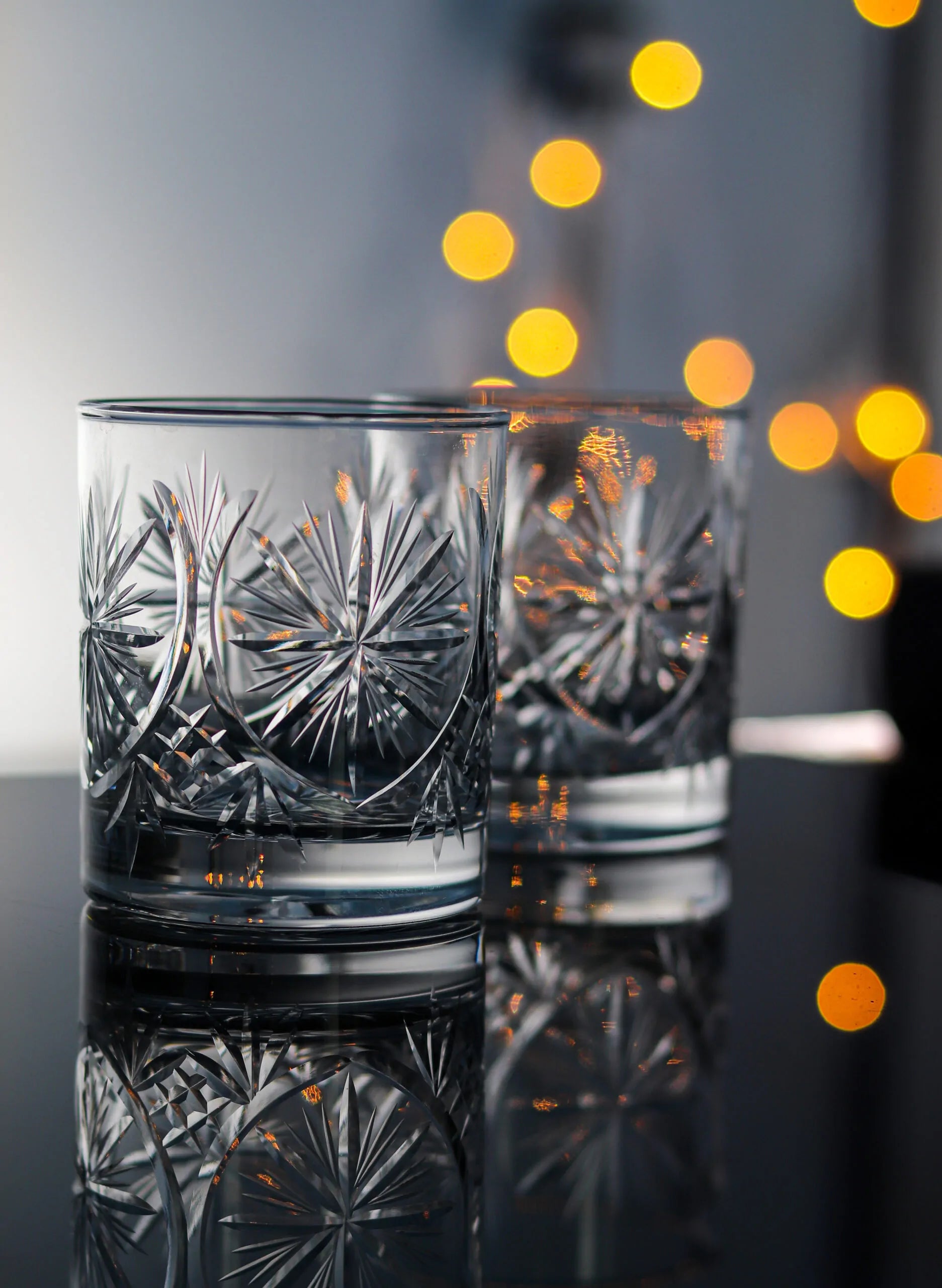 Alkemist Crystal Handcut Whisky Water Tumblers Glasses