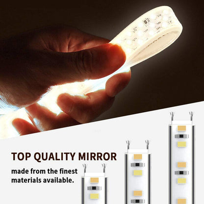Bing Bathroom & Selfie Mirror With Touch Sensor & Dimmable (3 Led Lighted Integrated)