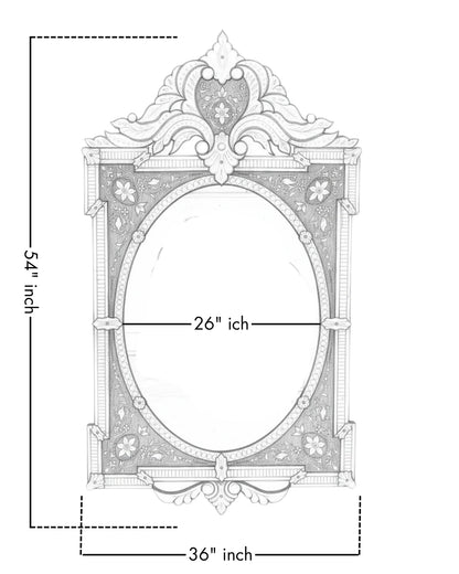 Maharaja Venetian Heritage Mirror