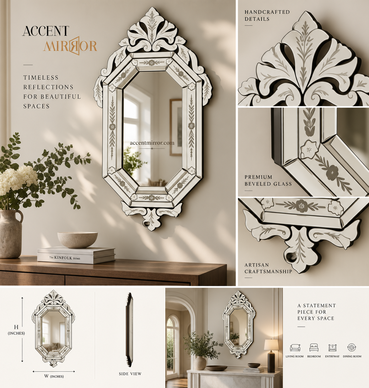 Manamath Venetian Wall Mirror
