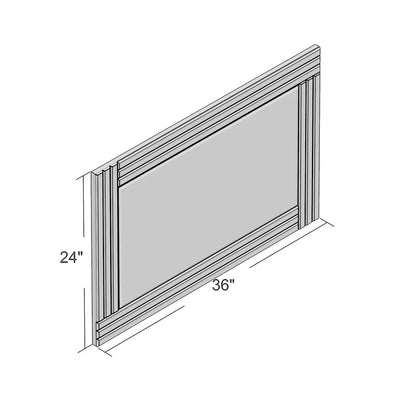 Marcel Traditional Beveled Accent Mirror