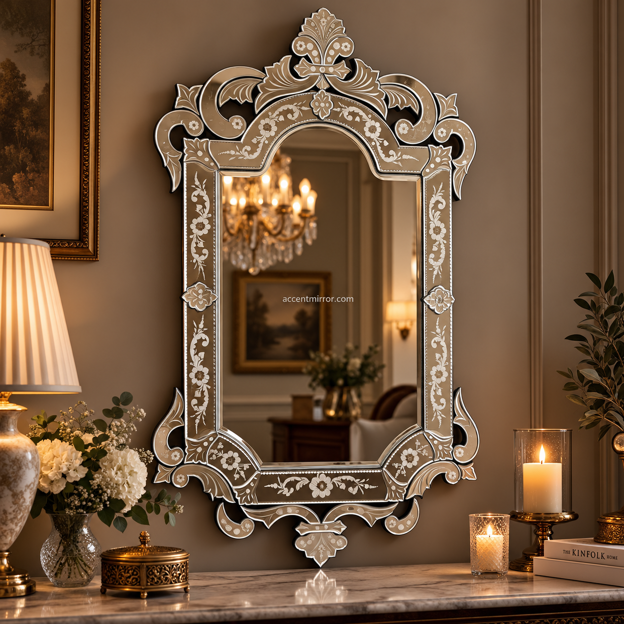 Milano Rectangular Venetian Mirror