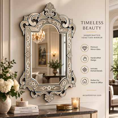 Milano Rectangular Venetian Mirror