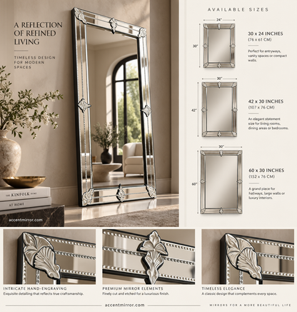 Minimalist Venetian Mirror