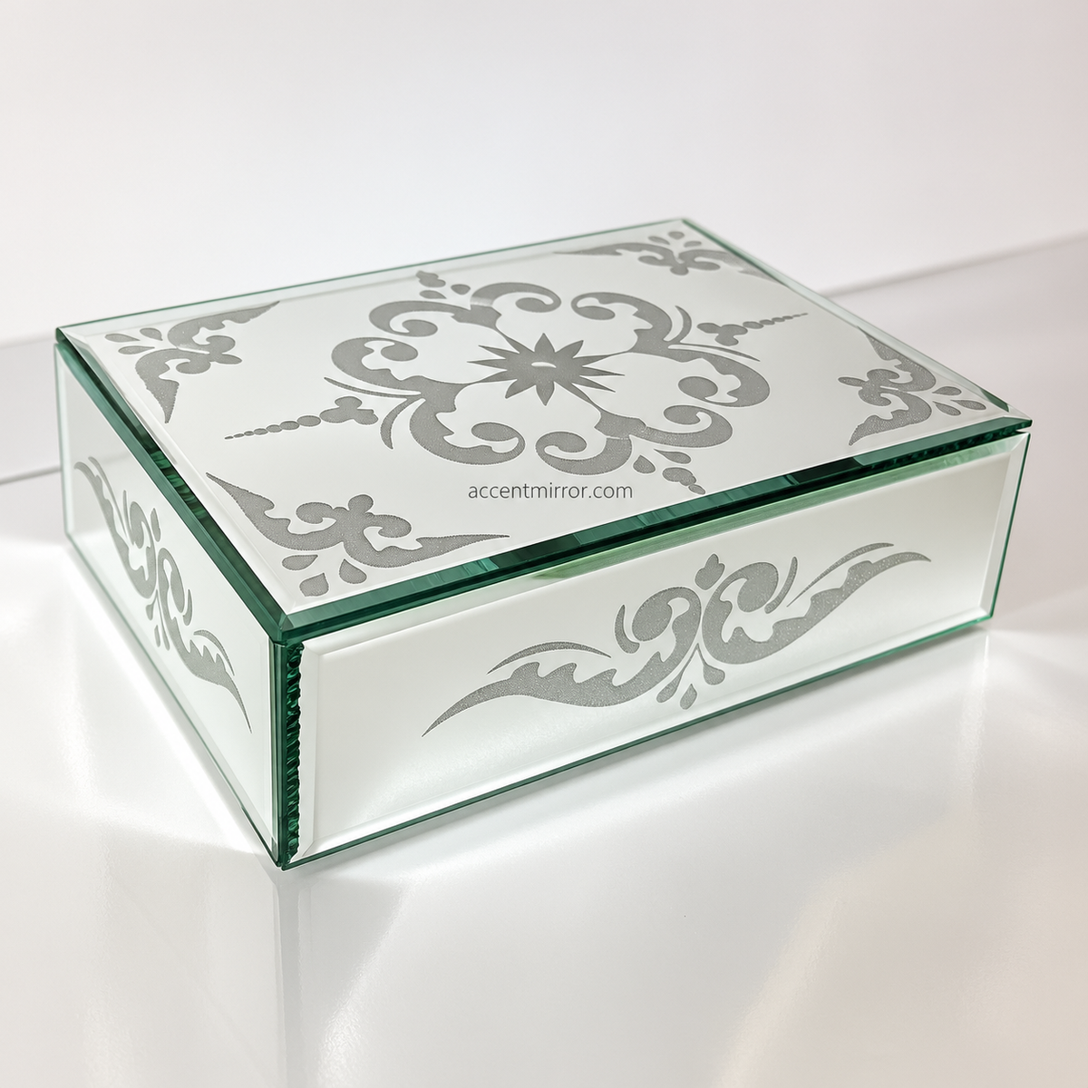 Venetian Mirrored Jewellery Box