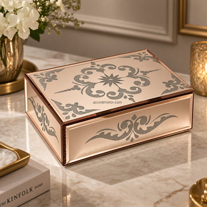 Venetian Mirrored Jewellery Box